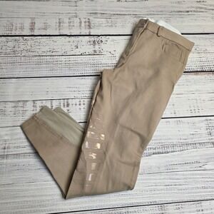HR FARM Beige Breeches 32x27 Silicone Grip Equestrian/Horse Riding Stretch Pants